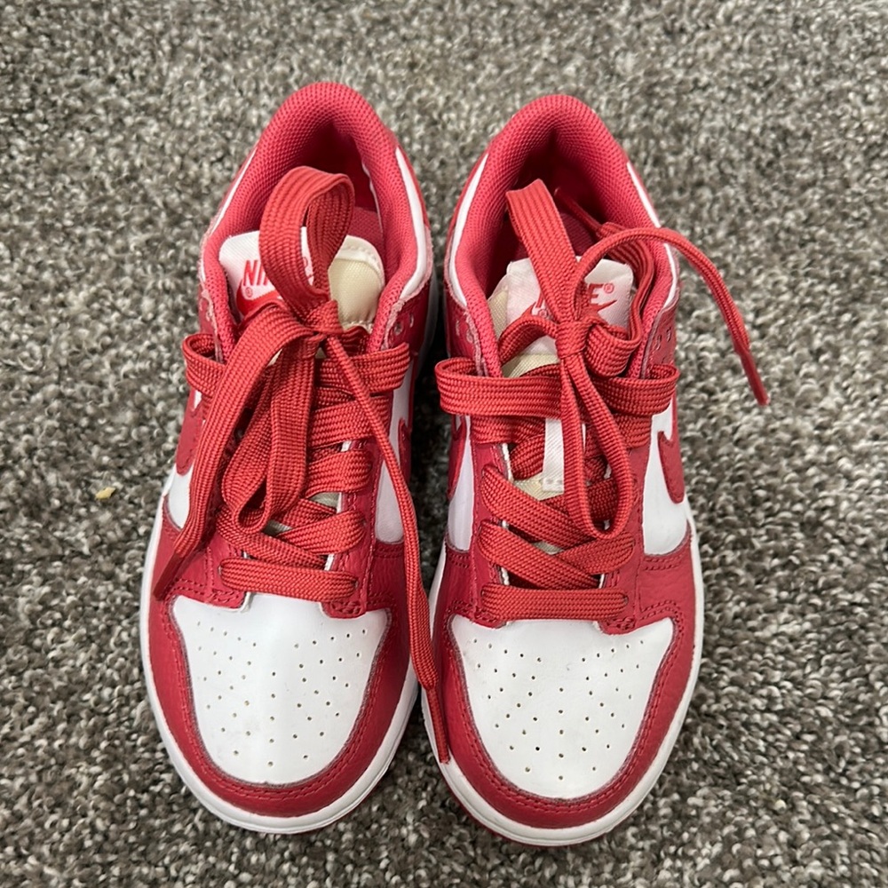 Nike Pink and White Dunks